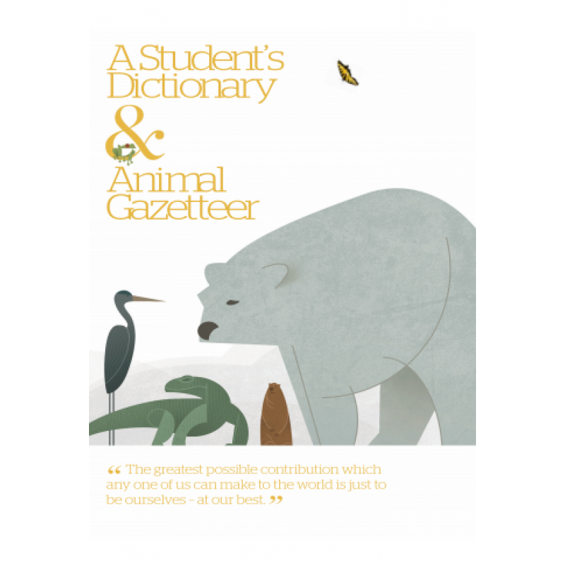 A Student's Dictionary & Animal Gazetteer - 4th Edition